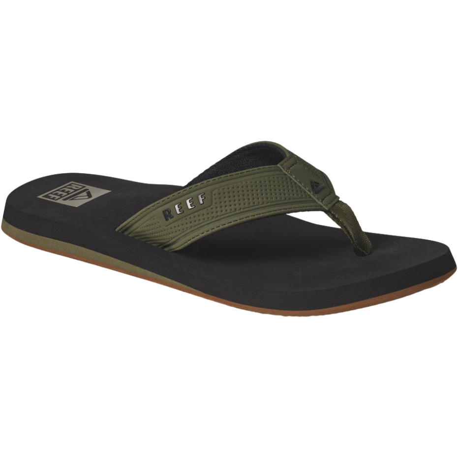 2026 Reef Mens The Layback Sandals CJ4366 - Black / Olive
